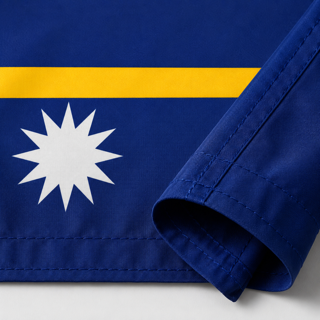 Nauru Flag 2'x3' to 5'x8' Nylon
