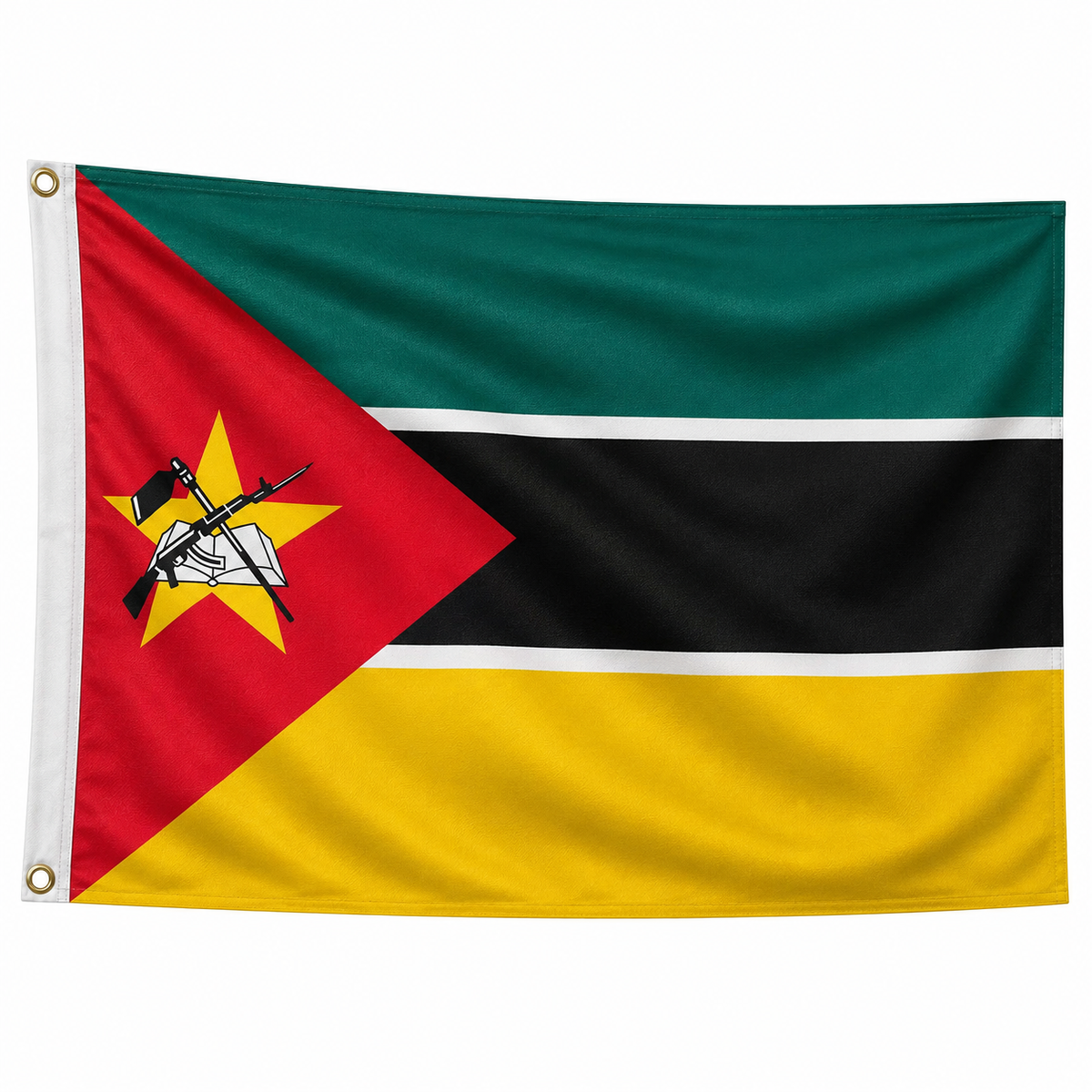 Mozambique Flag 2'x3' to 5'x8' Nylon