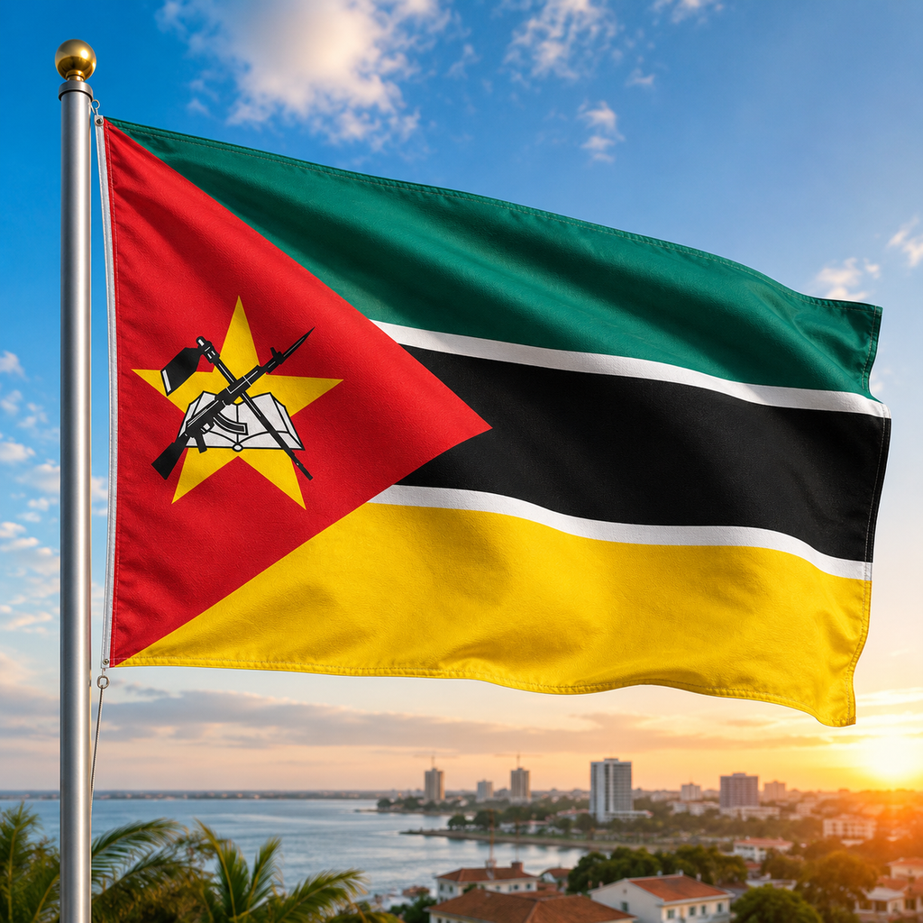 Mozambique Flag 2'x3' to 5'x8' Nylon