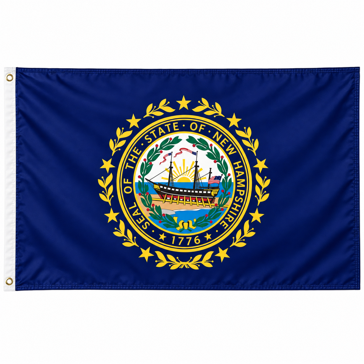 Nylon New Hampshire State Flag-3'x5' to 6x10'