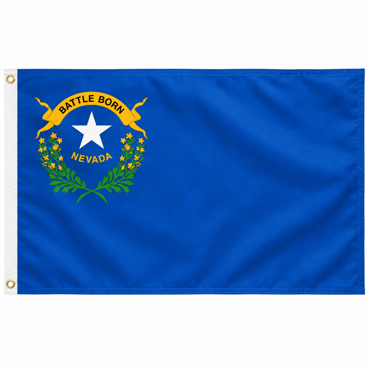 Nylon Nevada State Flag-3'x5' to 6x10'
