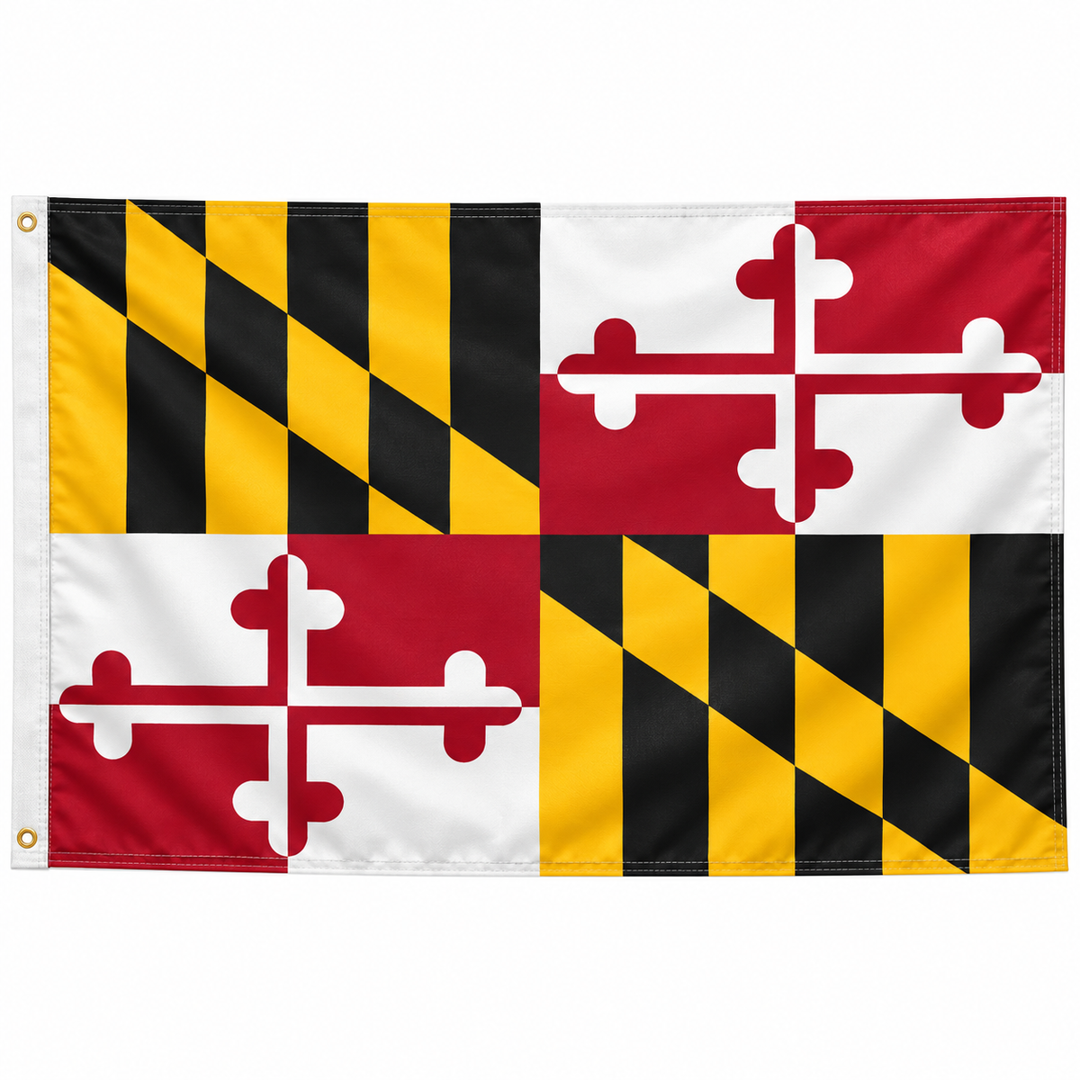 Nylon Maryland State Flag-3'x5' to 6x10'