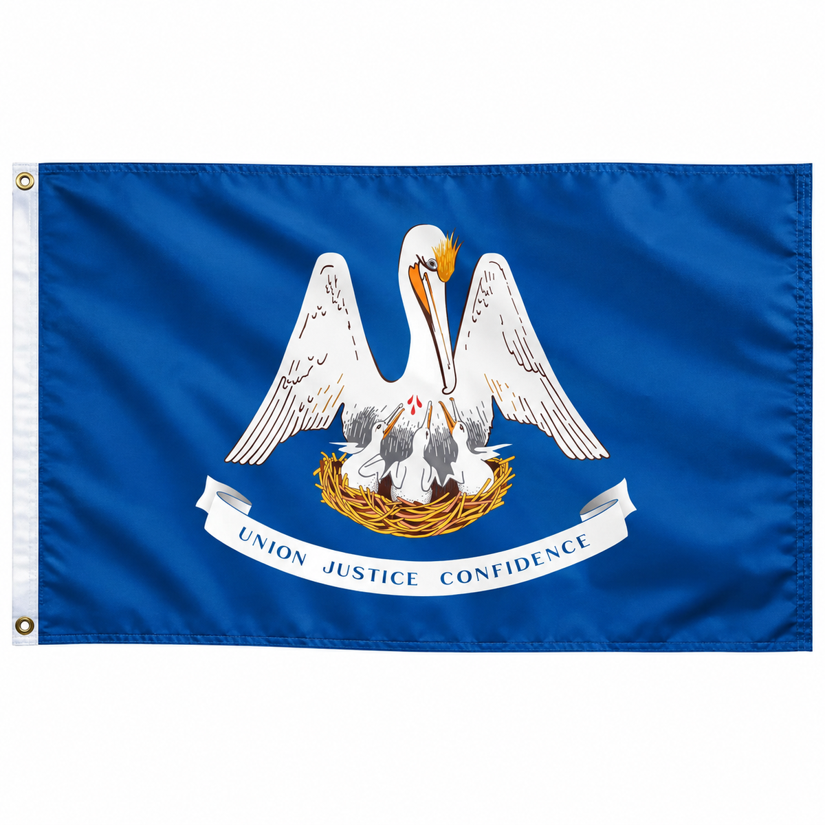 Nylon Louisiana State Flag-3'x5' to 6x10'