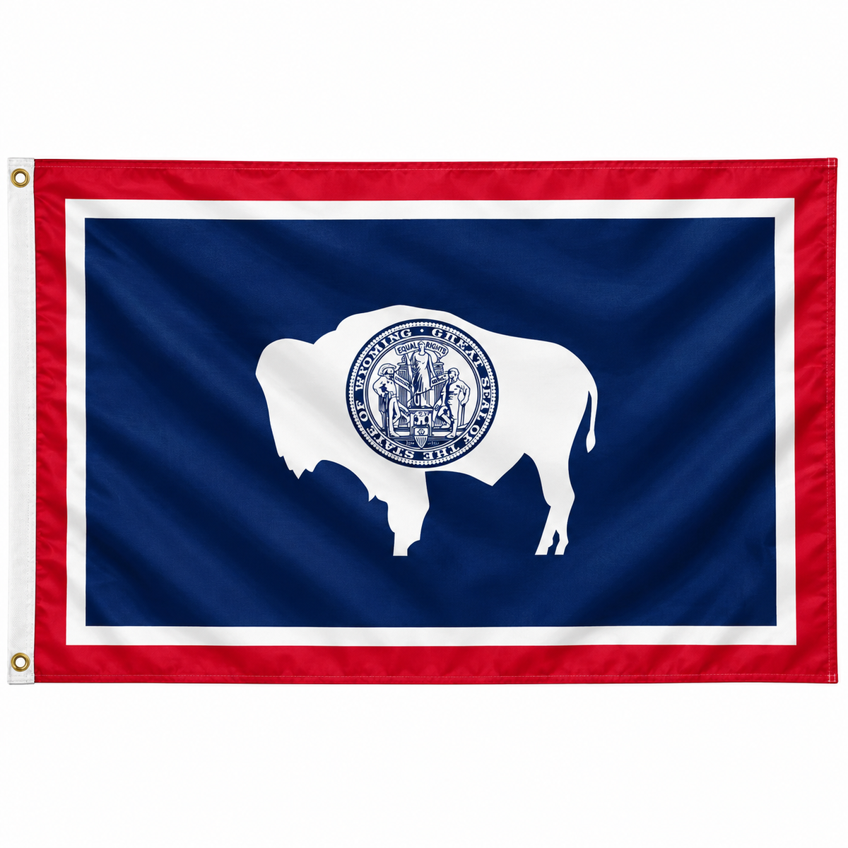 Nylon Wyoming State Flag-3'x5' to 6x10'