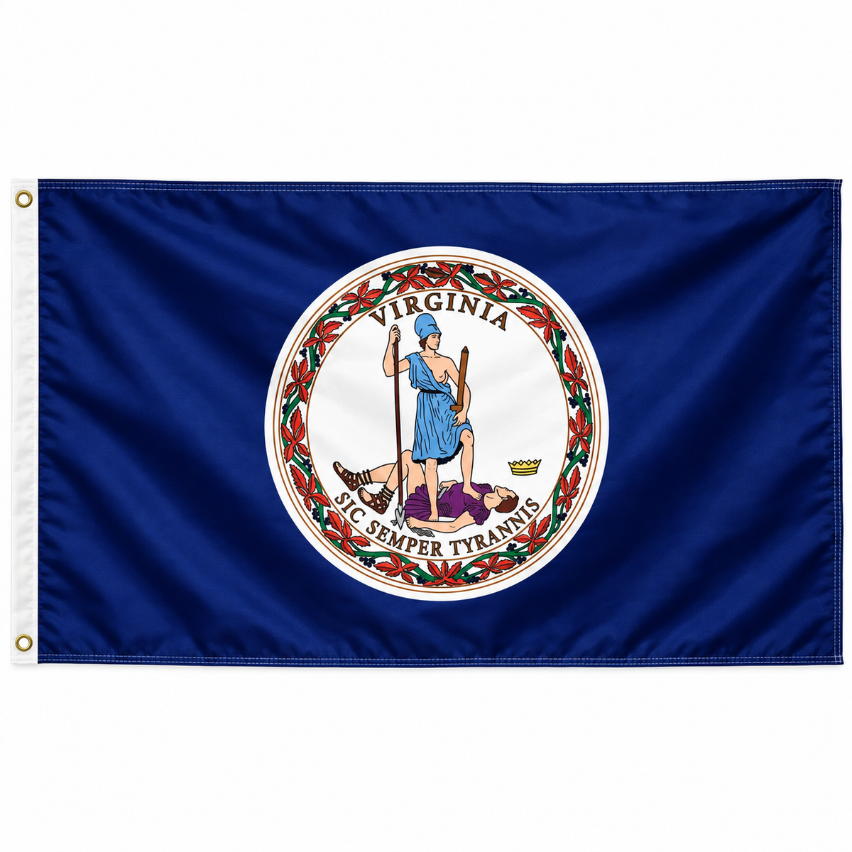 Nylon Virginia State Flag-3'x5' to 6x10'