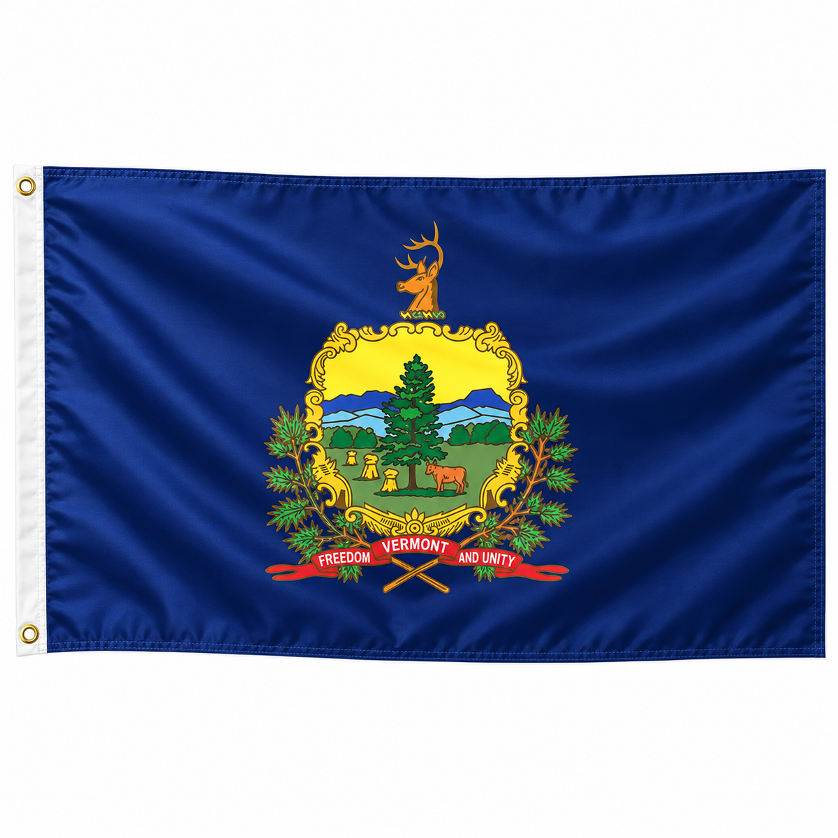 Nylon Vermont State Flag-3'x5' to 6x10'