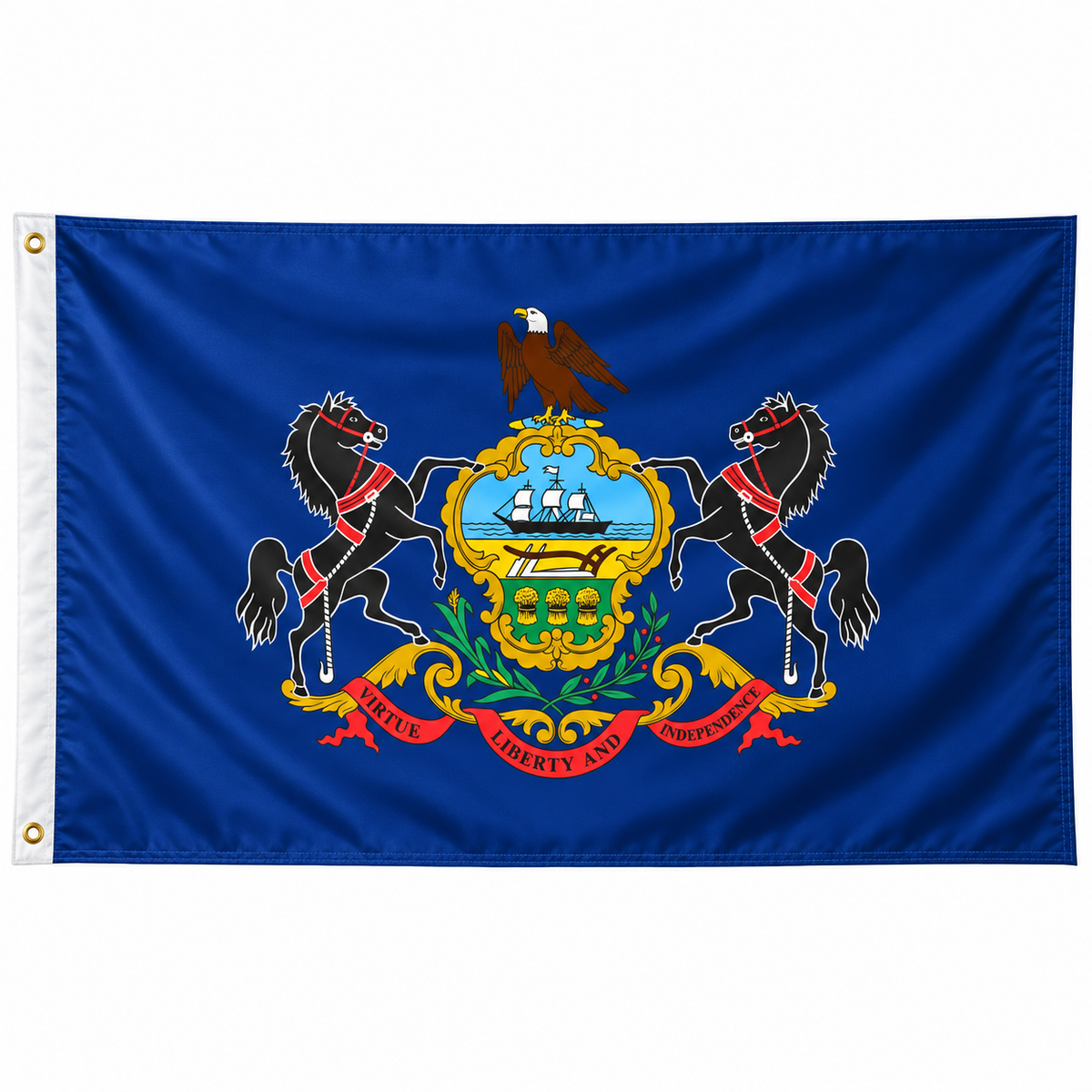 Nylon Pennsylvania State Flag-3'x5' to 6x10'