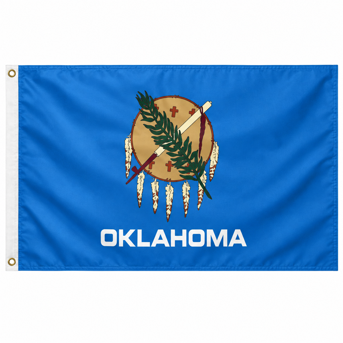 Nylon Oklahoma State Flag-3'x5' to 6x10'