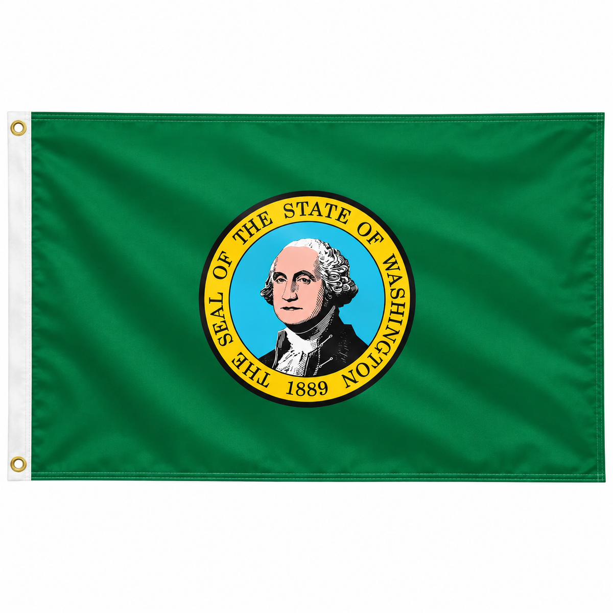 Nylon Washington State Flag-3'x5' to 6x10'