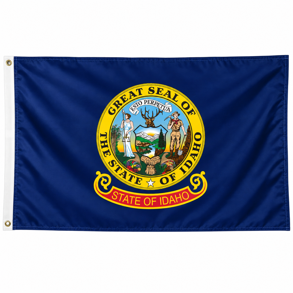 Nylon Idaho State Flag-3'x5' to 6x10'
