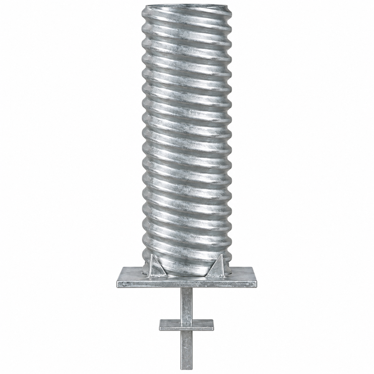 Galvanized Steel Flagpole Foundation Sleeve