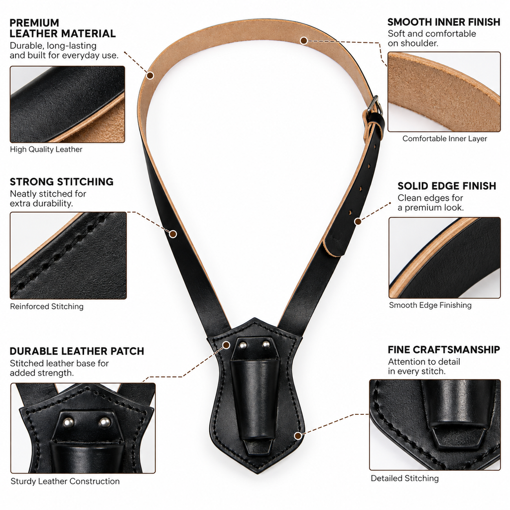 Single-Strap Flagpole Carrying Belt
