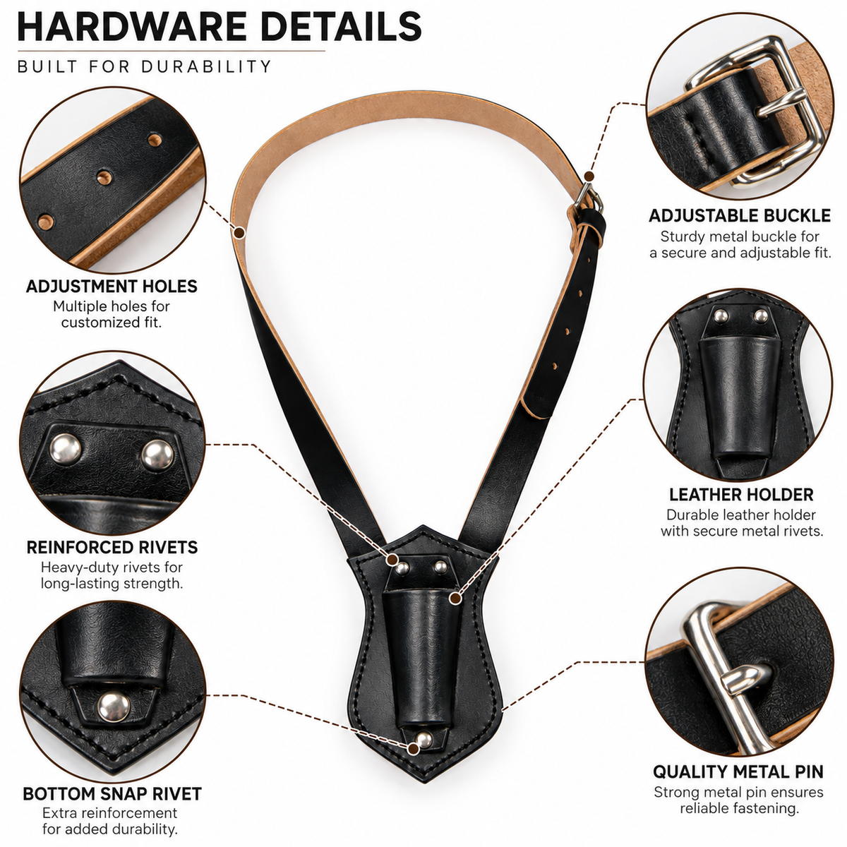 Single-Strap Flagpole Carrying Belt