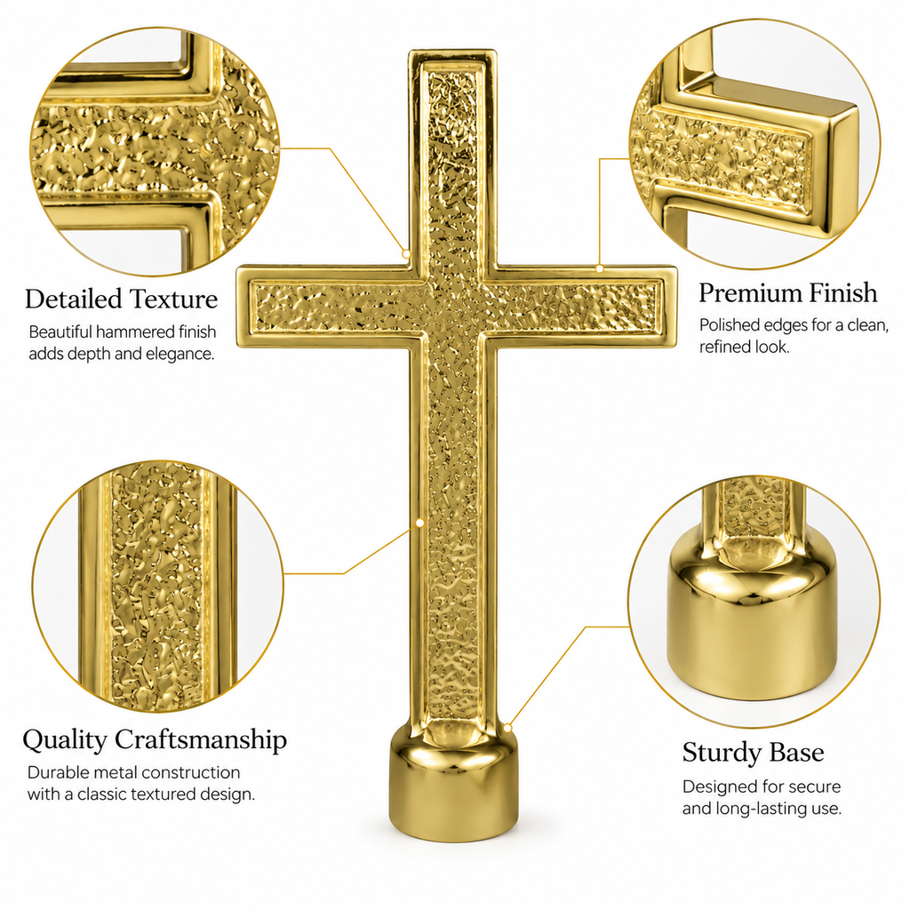 Passion Cross Flagpole Ornament