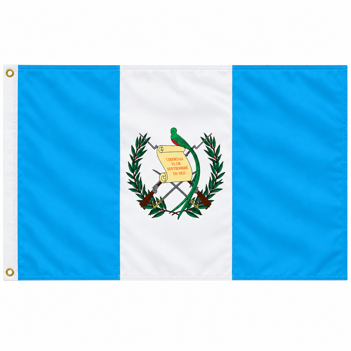 Guatemala Flag 2'x3' to 5'x8' Nylon