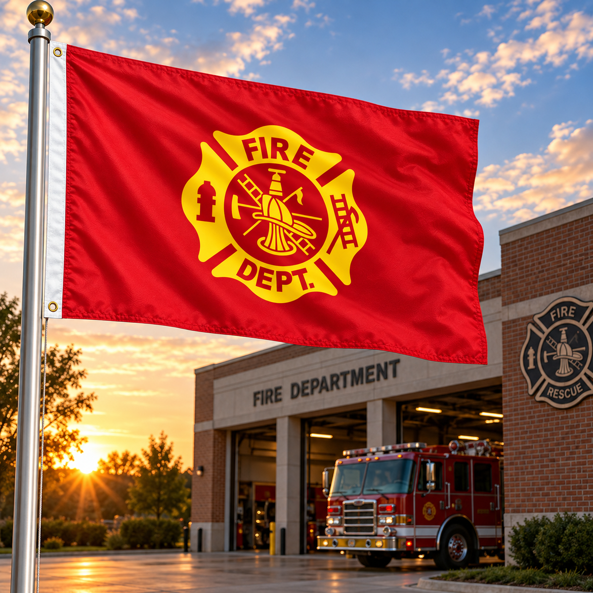 Fire Department Flag