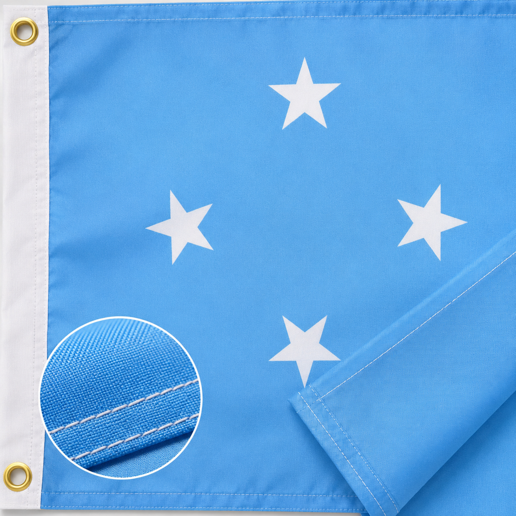 Micronesia Flag 2'x3' to 5'x8' Nylon