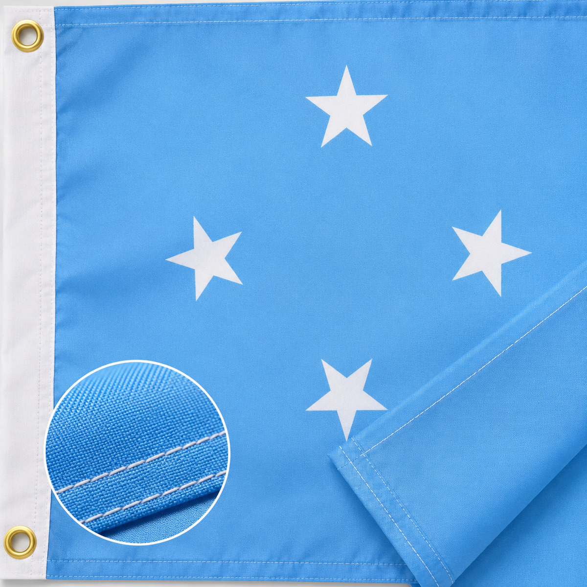 Micronesia Flag 2'x3' to 5'x8' Nylon