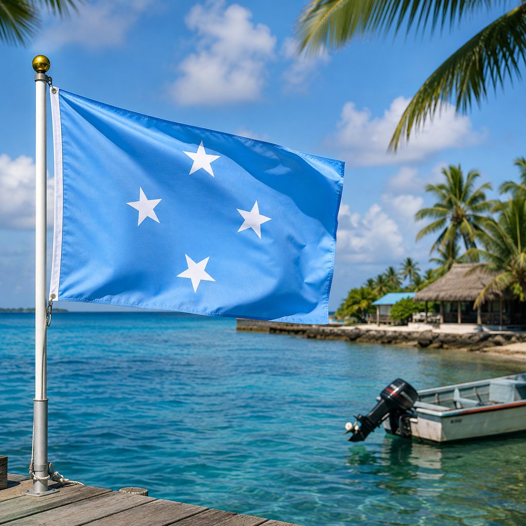 Micronesia Flag 2'x3' to 5'x8' Nylon