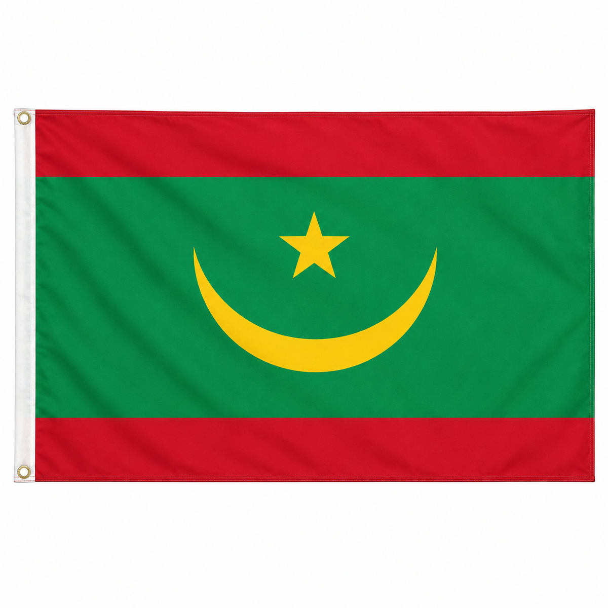 Mauritania Flag 2'x3' to 5'x8' Nylon