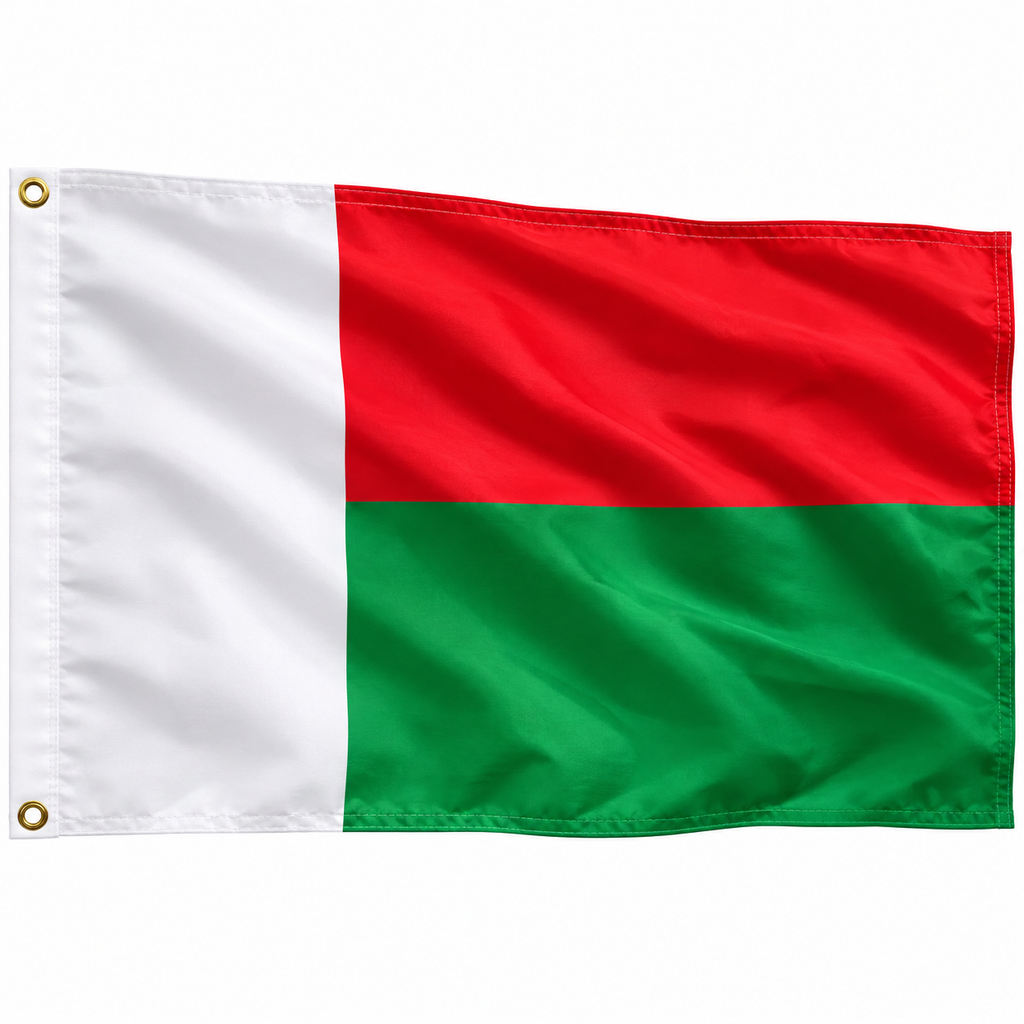 Madagascar Flag 2'x3' to 5'x8' Nylon