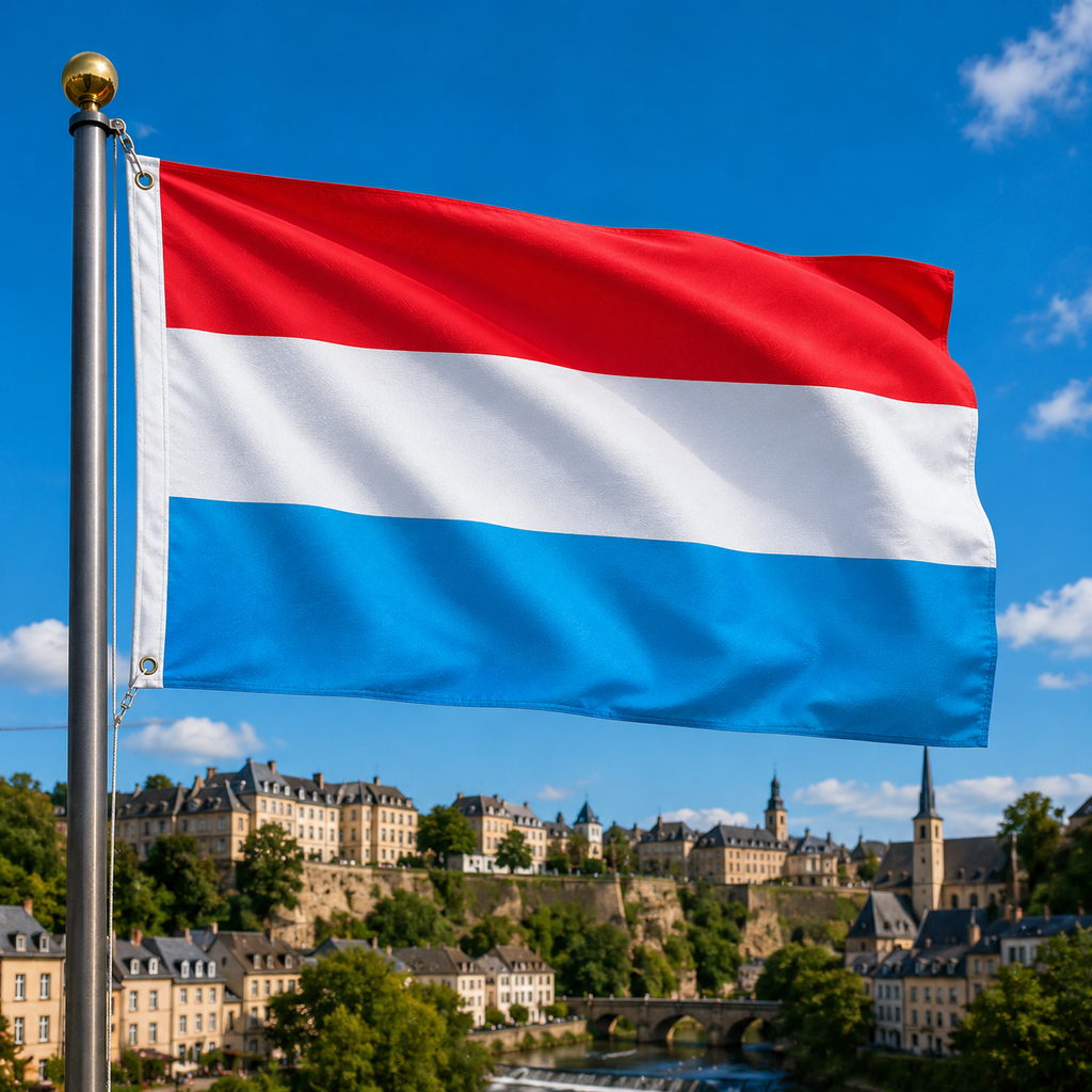 Luxembourg Flag 2'x3' to 5'x8' Nylon
