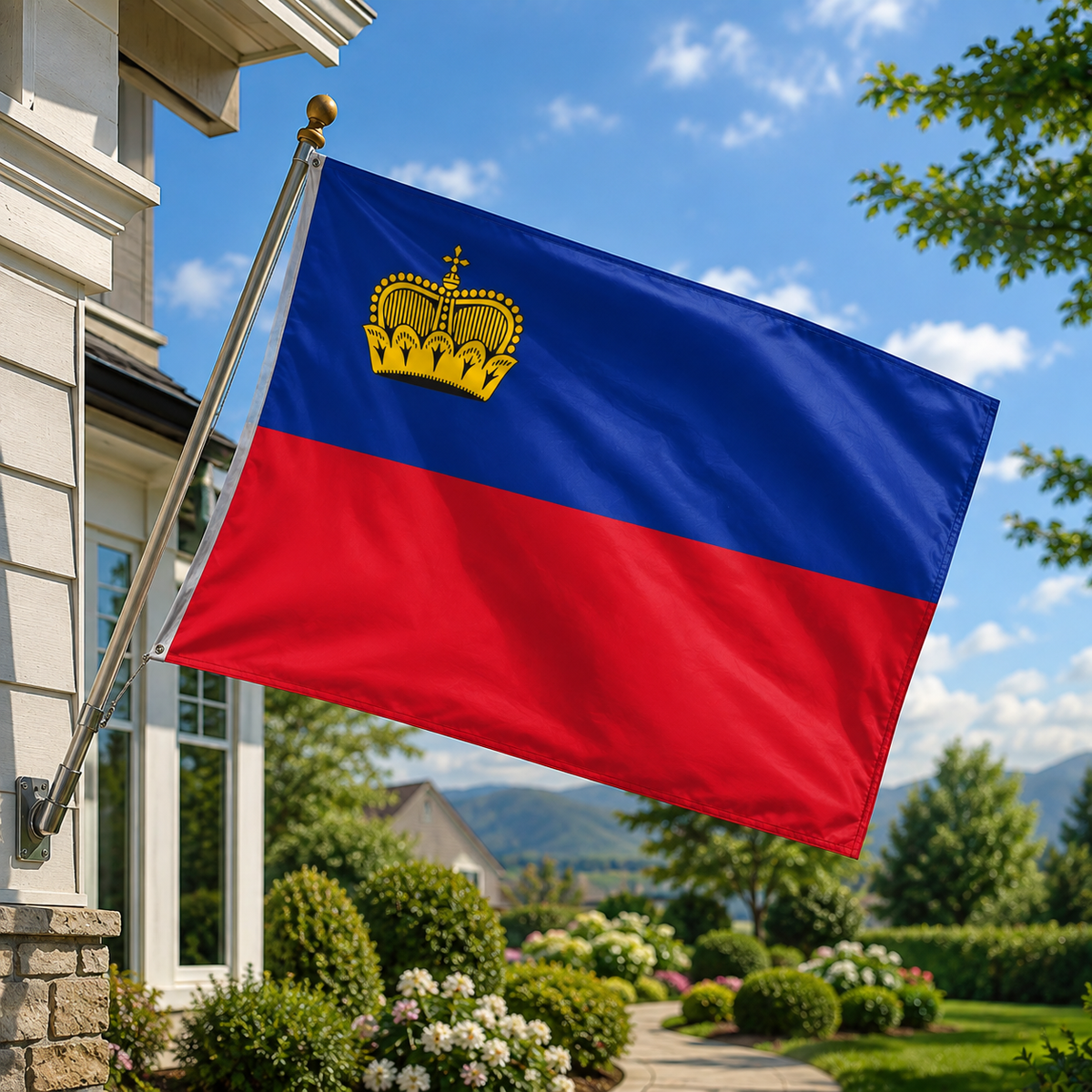 Liechtenstein Flag 2'x3' to 5'x8' Nylon