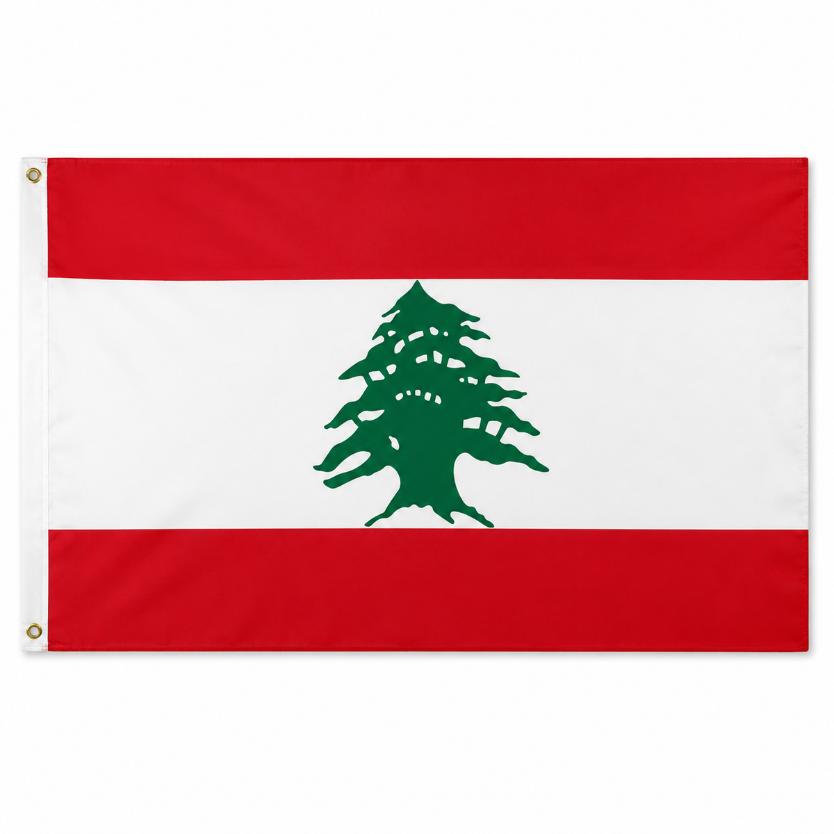 Lebanon Flag 2'x3' to 5'x8' Nylon