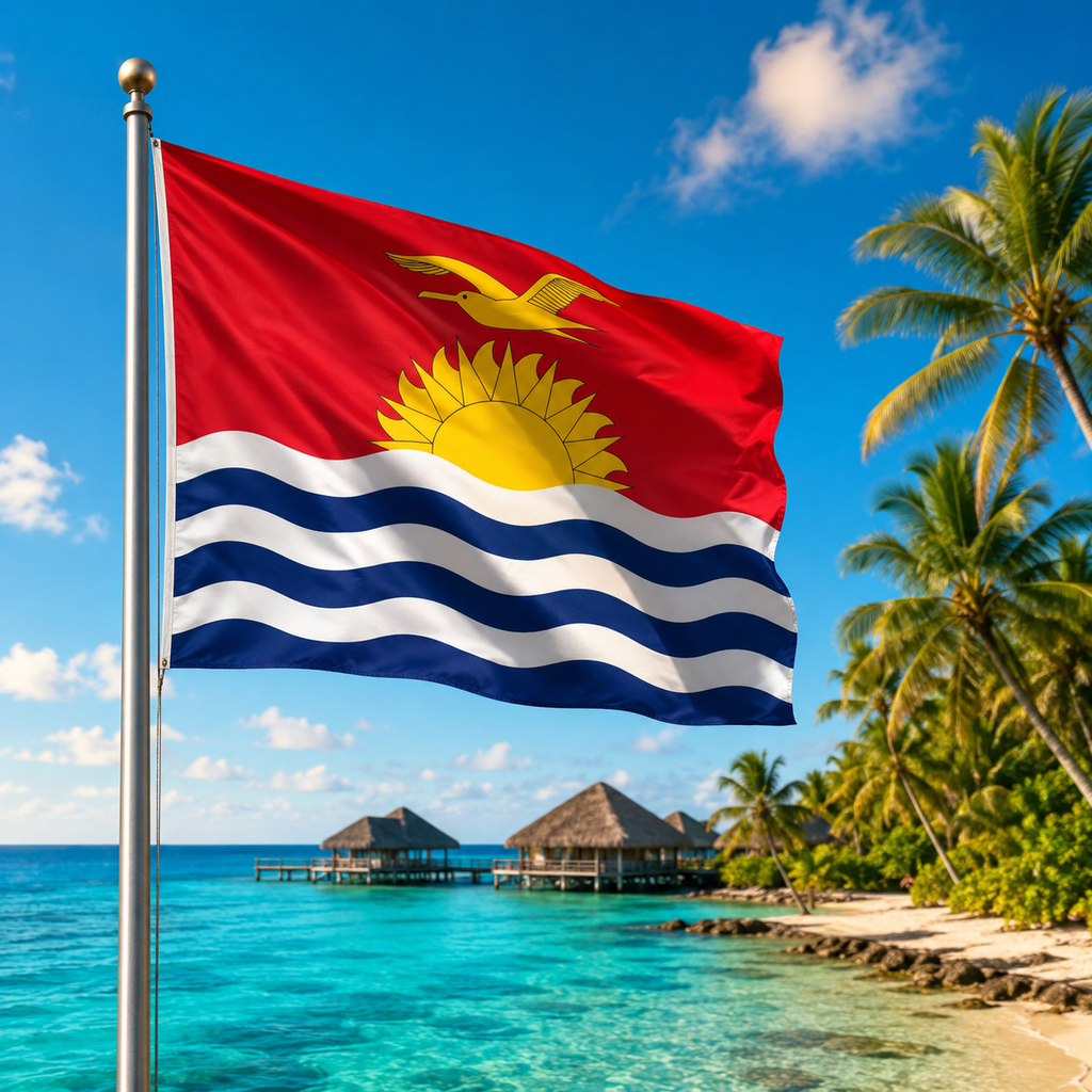 Kiribati Flag 2'x3' to 5'x8' Nylon