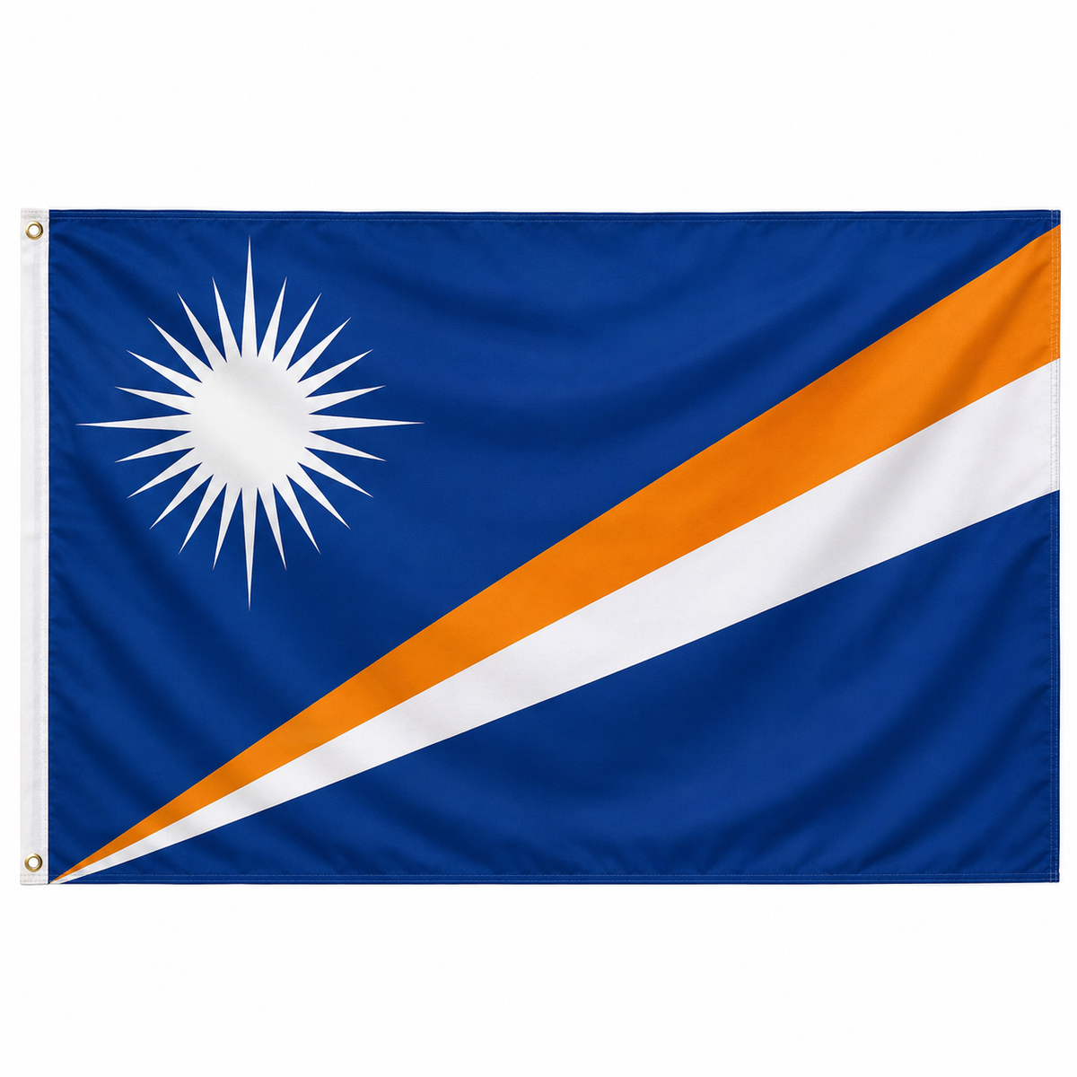 Marshall Islands Flag 2'x3' to 5'x8' Nylon