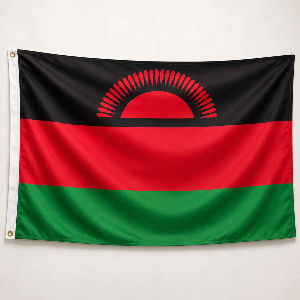 Malawi Flag 2'x3' to 5'x8' Nylon