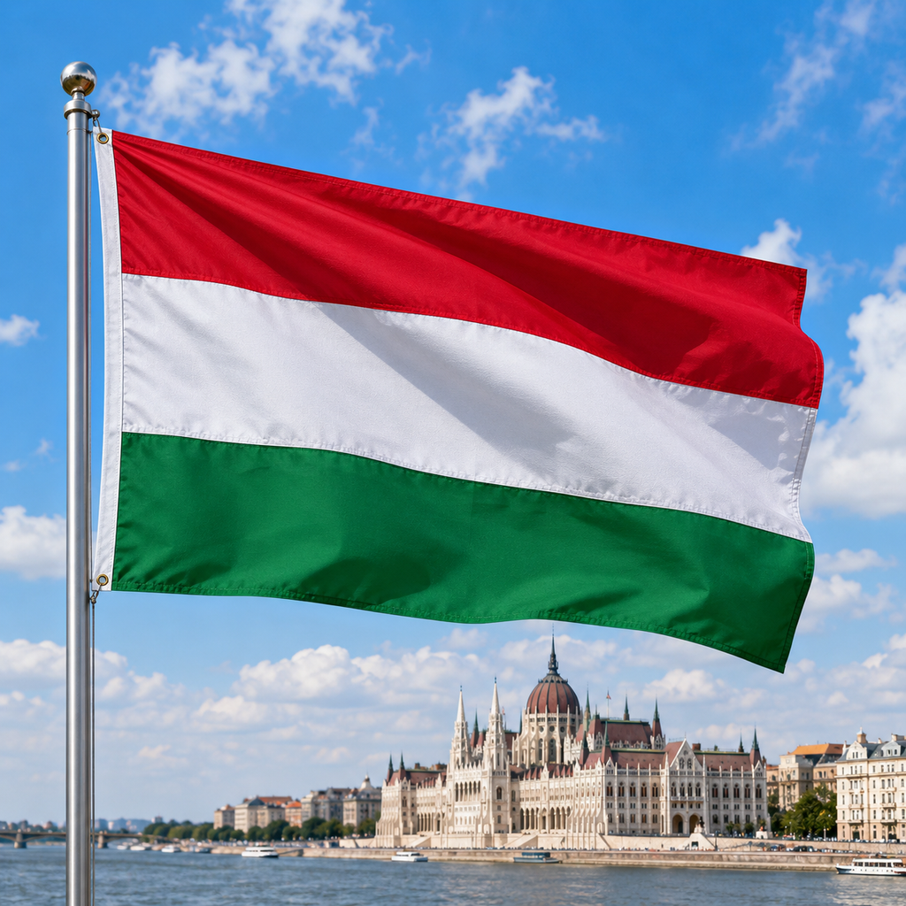 Hungary Flag 2'x3' to 5'x8' Nylon