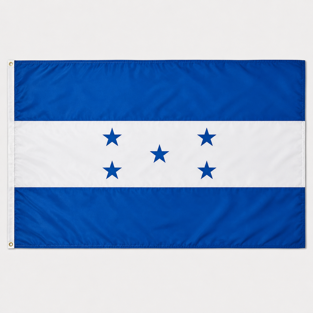 Honduras Flag 2'x3' to 5'x8' Nylon