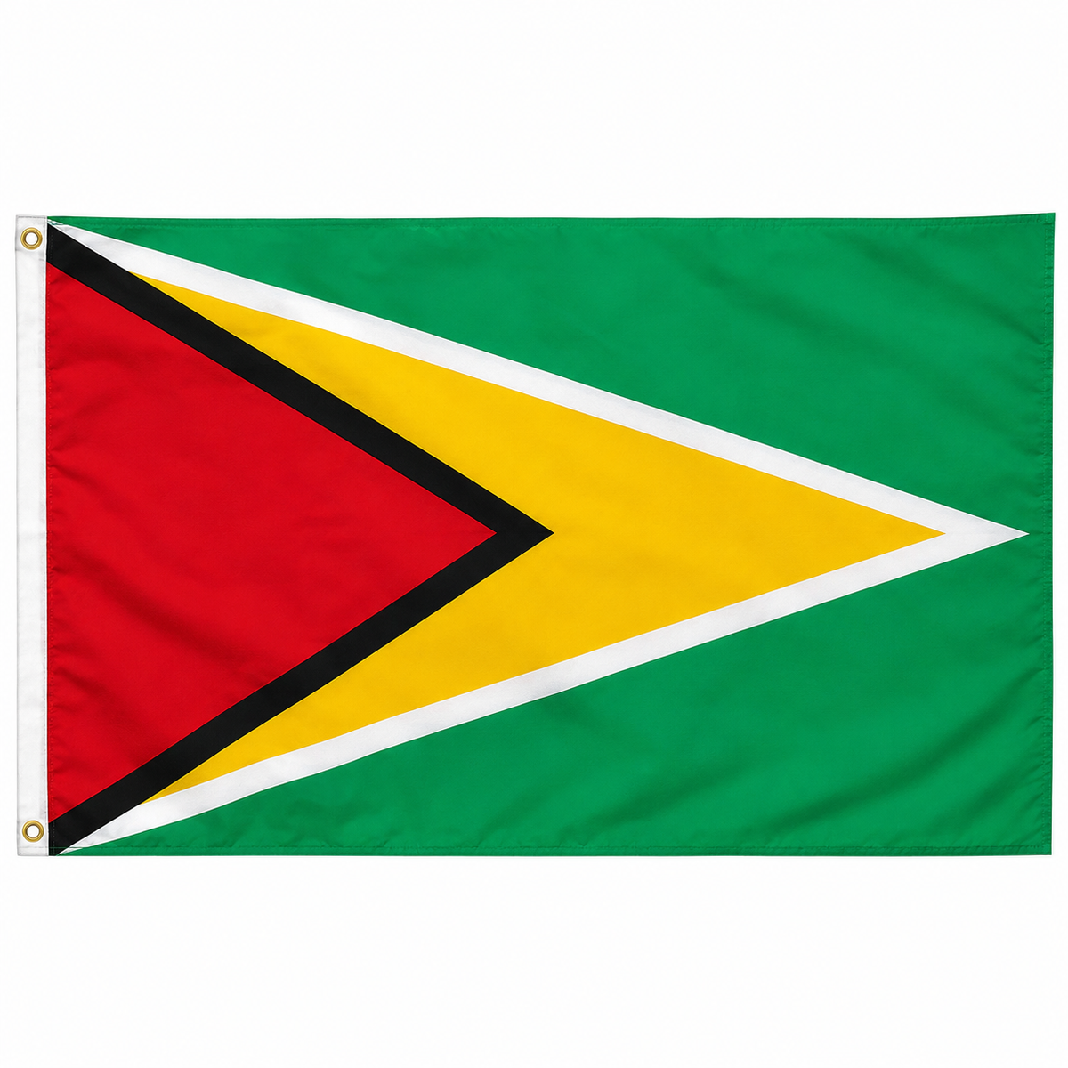 Guyana Flag 2'x3' to 5'x8' Nylon