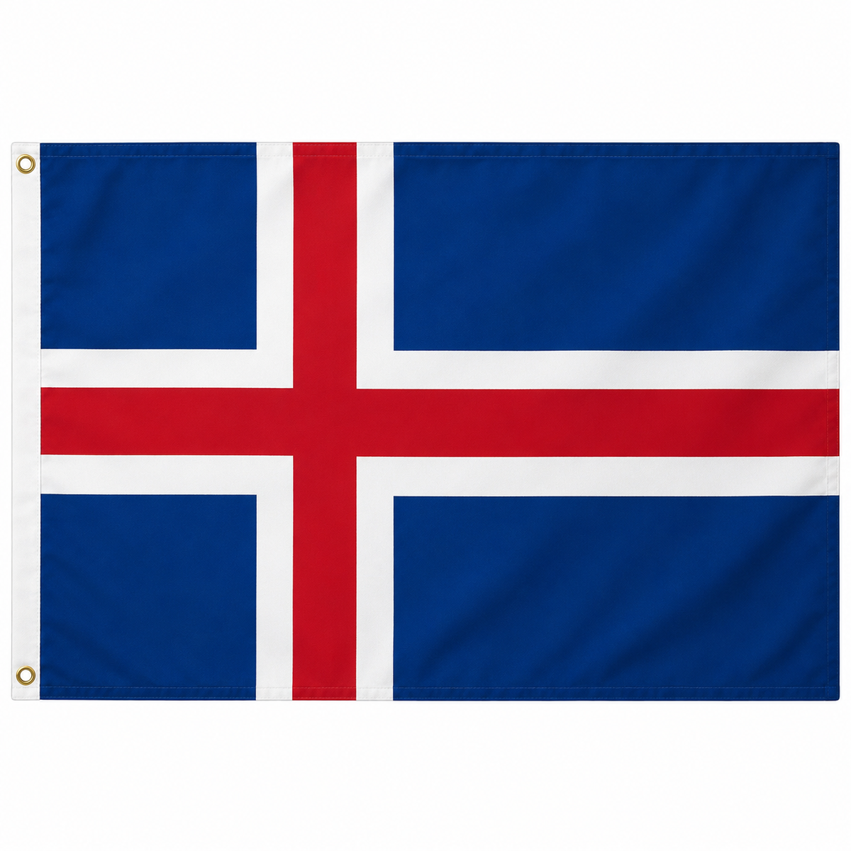 Iceland Flag 2'x3' to 5'x8' Nylon