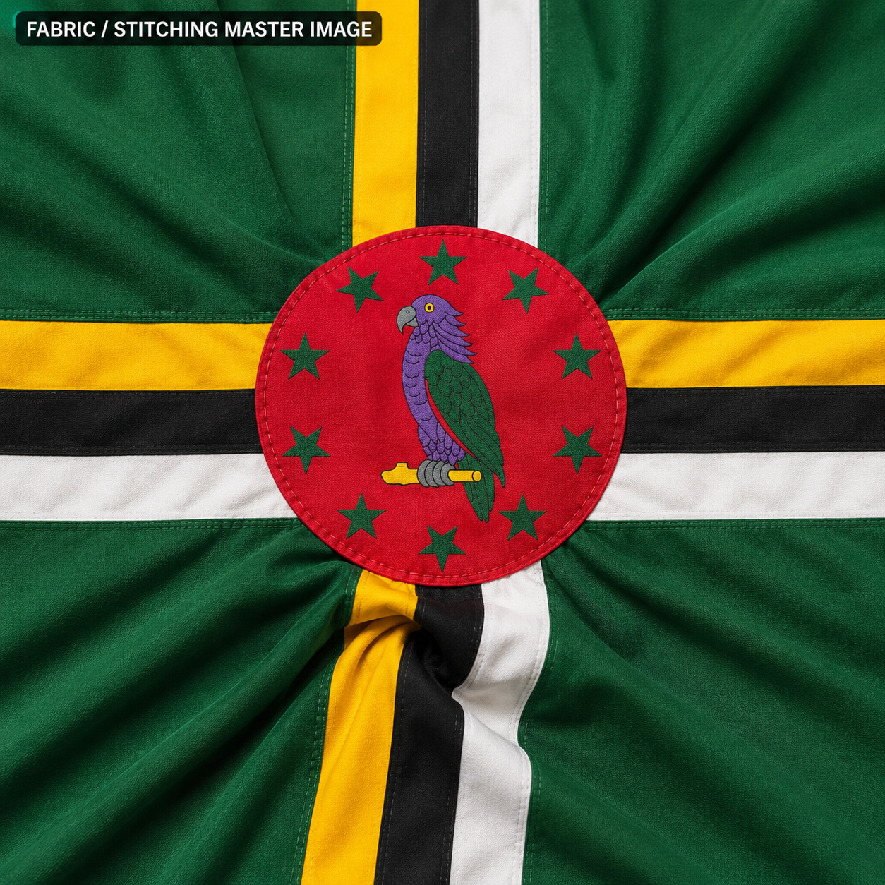 Dominica Flag 2'x3' to 5'x8' Nylon