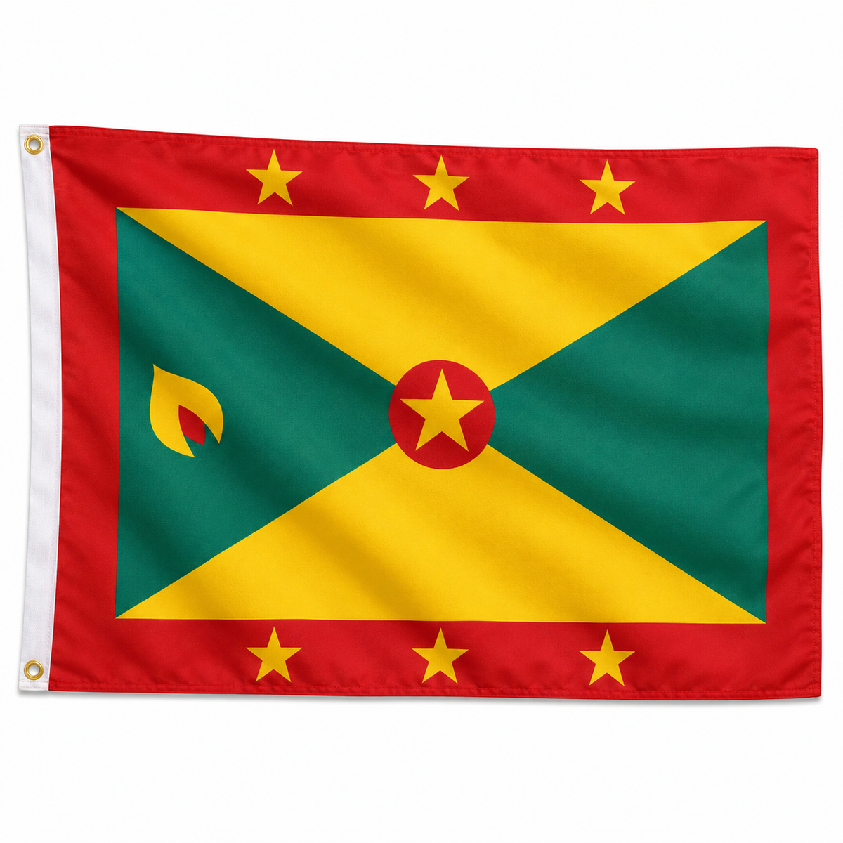 Grenada Flag 2'x3' to 5'x8' Nylon