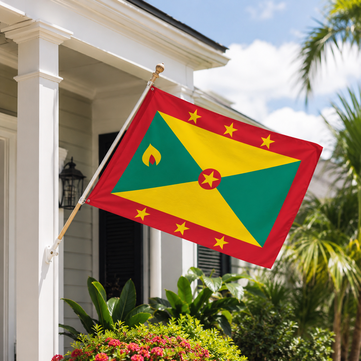 Grenada Flag 2'x3' to 5'x8' Nylon
