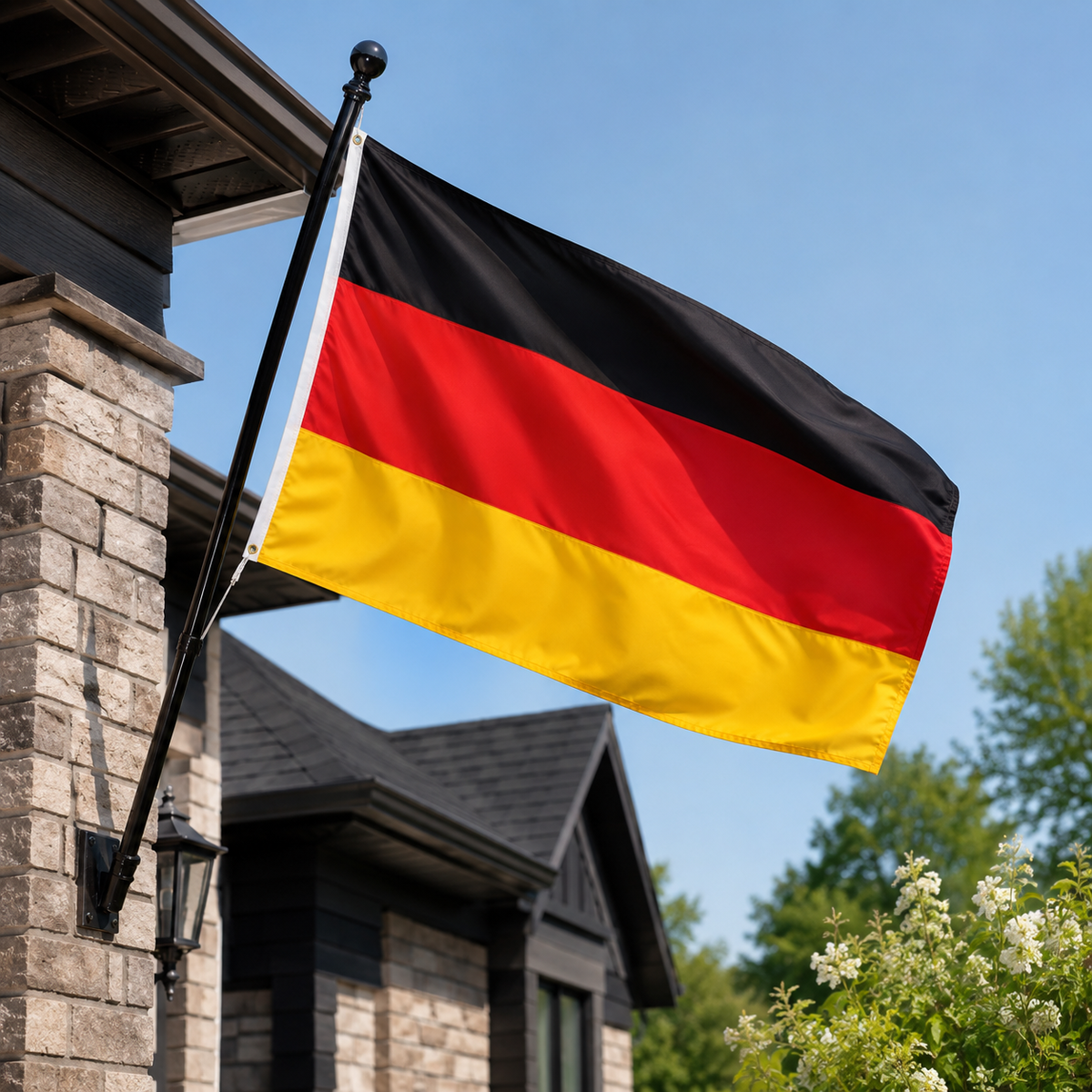 Germany Flag 2'x3' to 5'x8' Nylon