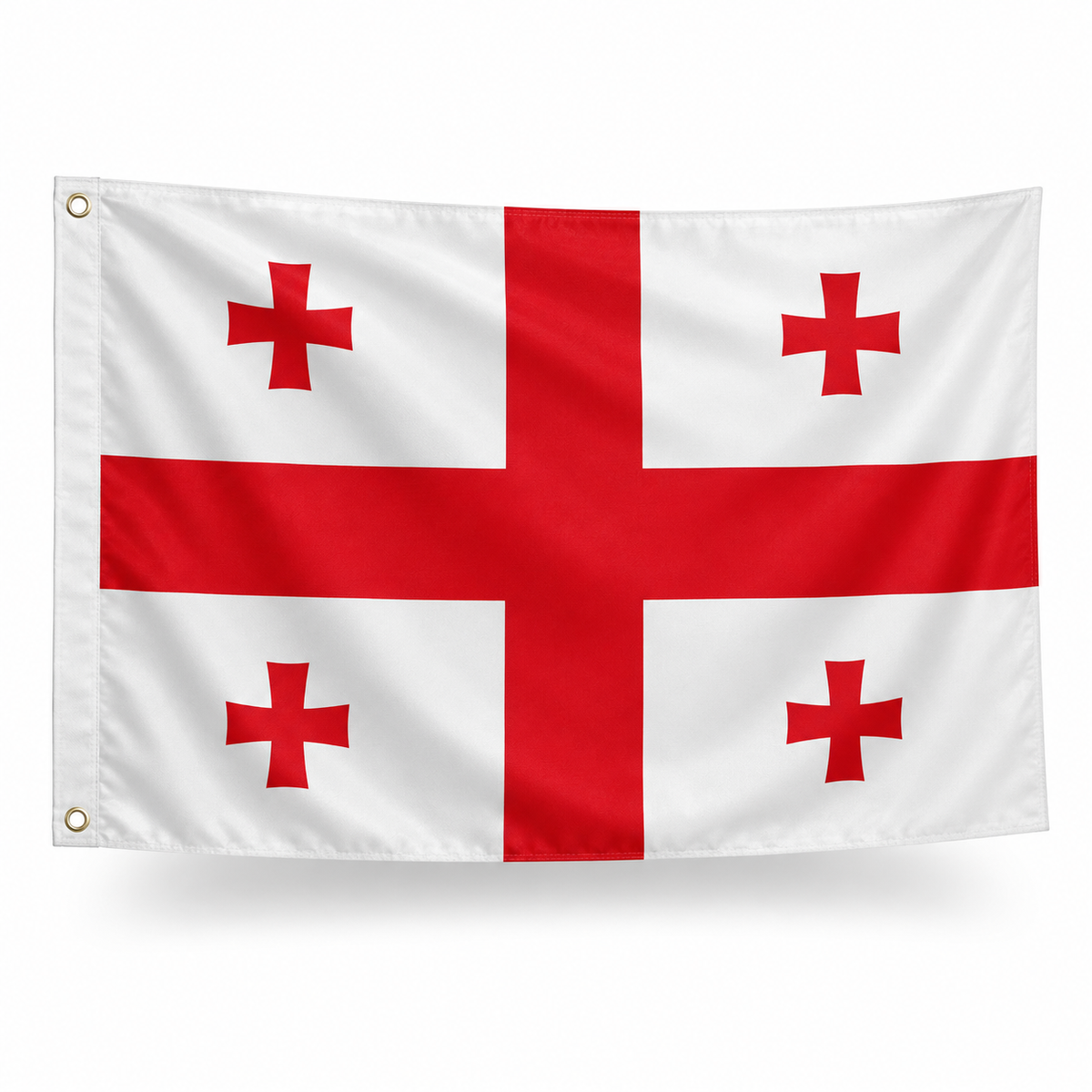 Georgia Flag 2'x3' to 5'x8' Nylon