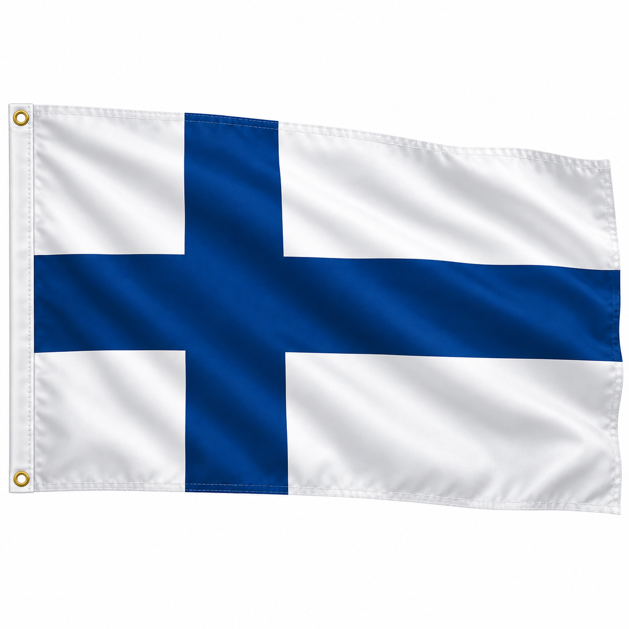 Finland Flag 2'x3' to 5'x8' Nylon