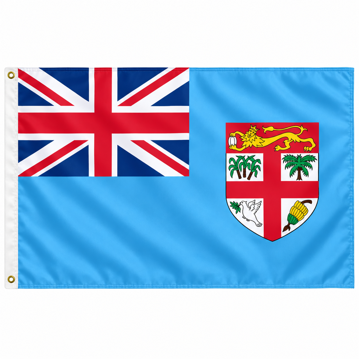 Fiji Flag 2'x3' to 5'x8' Nylon