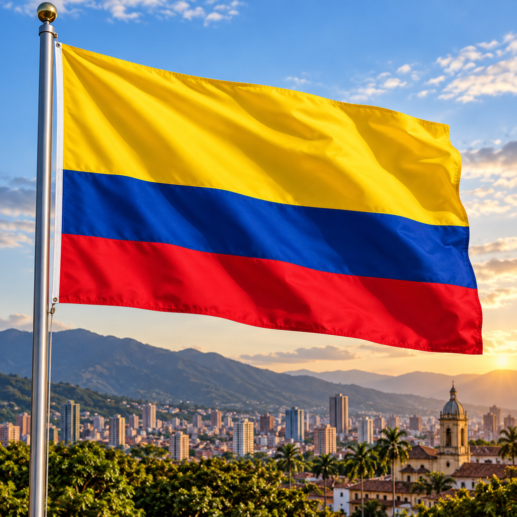 Columbia Flag 2'x3' to 5'x8' Nylon