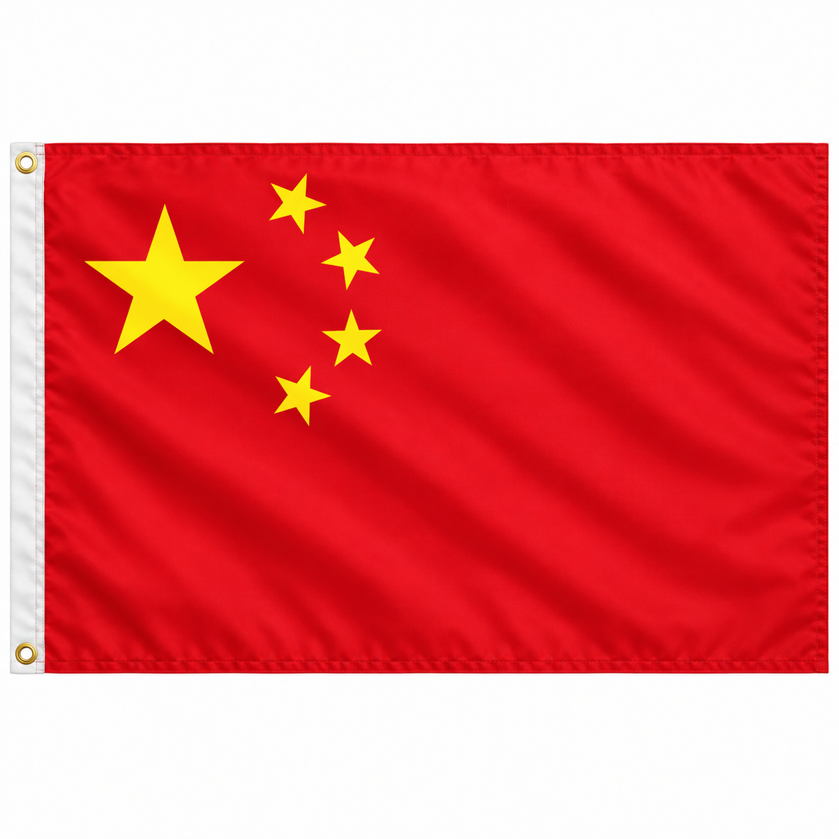 China Flag 2'x3' to 5'x8' Nylon