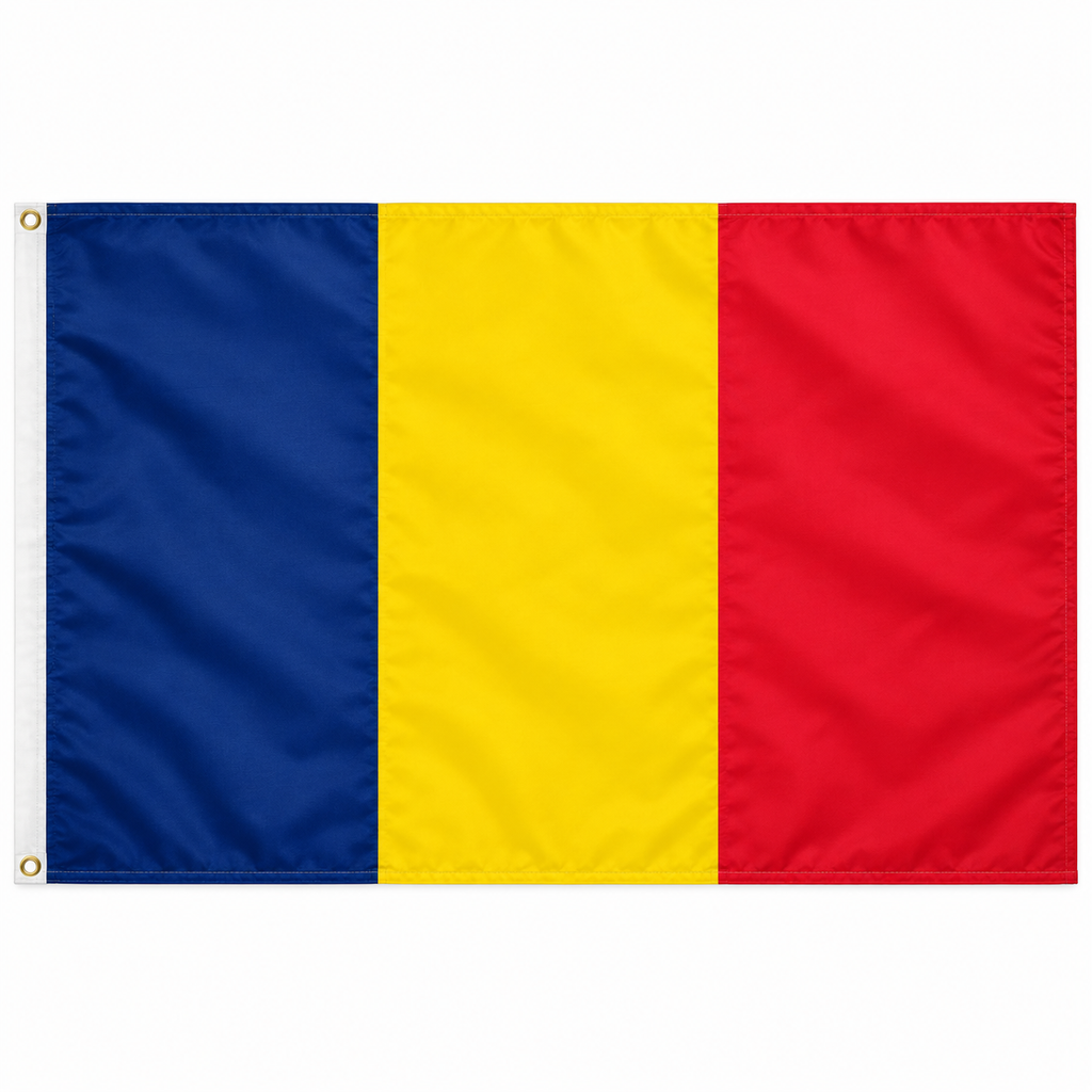 Chad Flag 2'x3' to 5'x8' Nylon