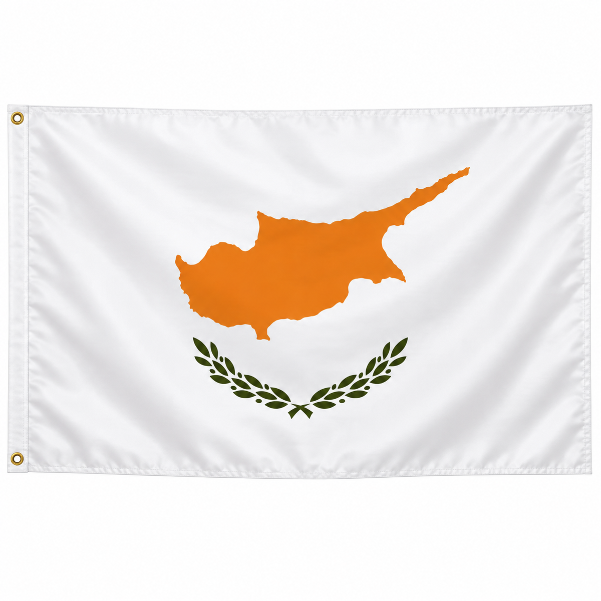 Cyprus Flag 2'x3' to 5'x8' Nylon