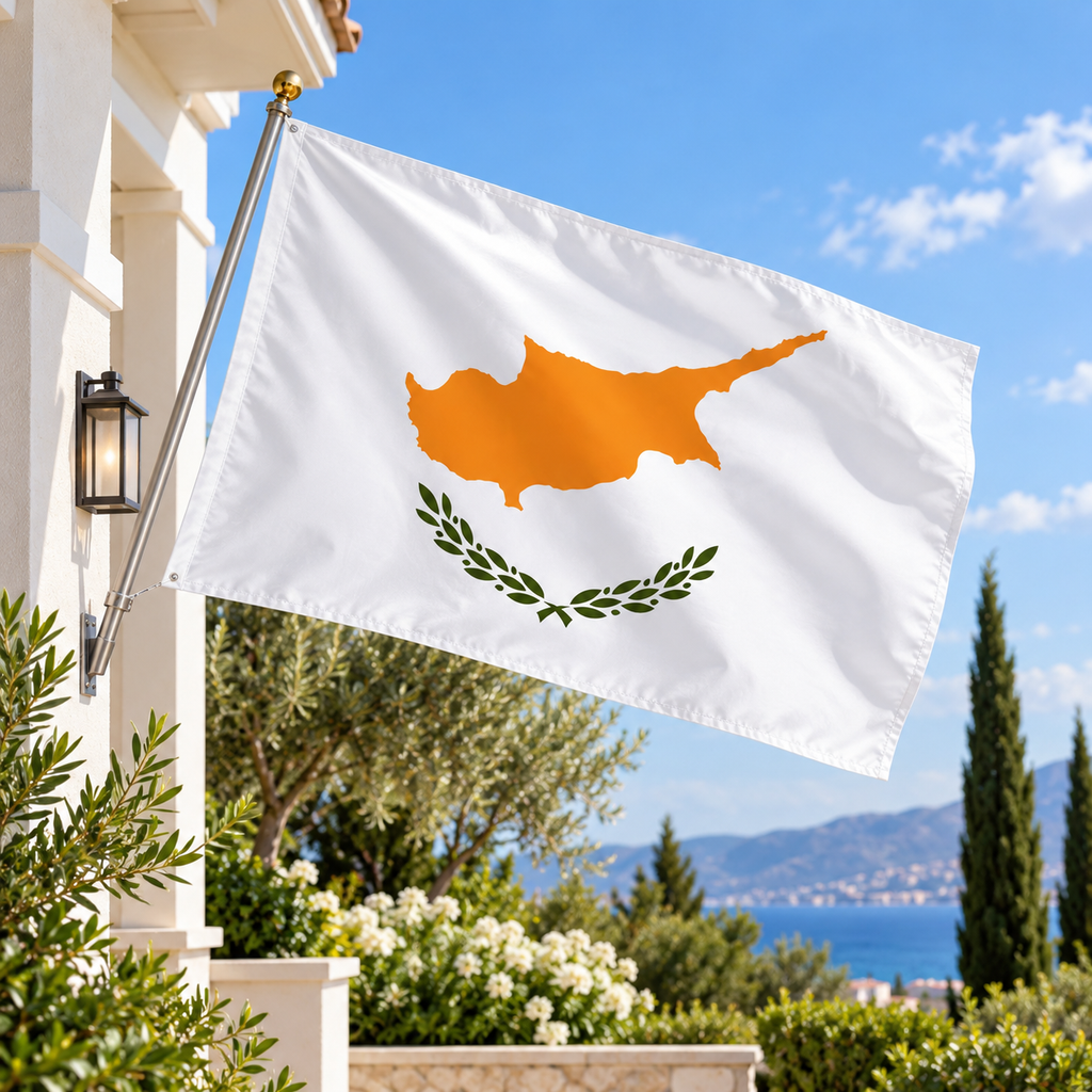 Cyprus Flag 2'x3' to 5'x8' Nylon