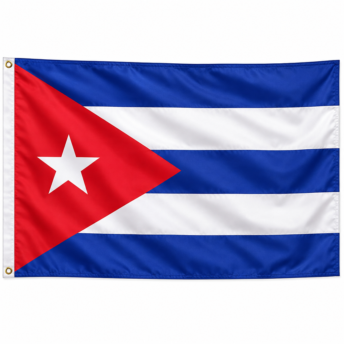 Cuba Flag 2'x3' to 5'x8' Nylon