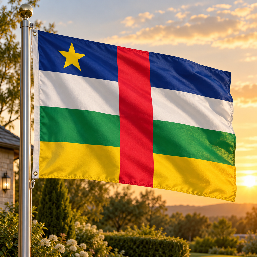 Central African Republic Flag