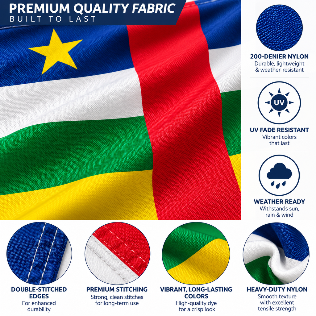 Central African Republic Flag